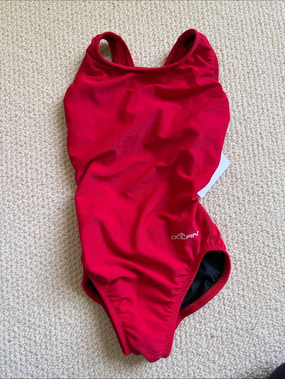Dolfin Red Girls' One-Piece Swim Suit